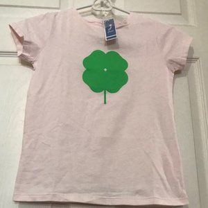 Jacadi Pink Clover Tee Shirt Size 10Y